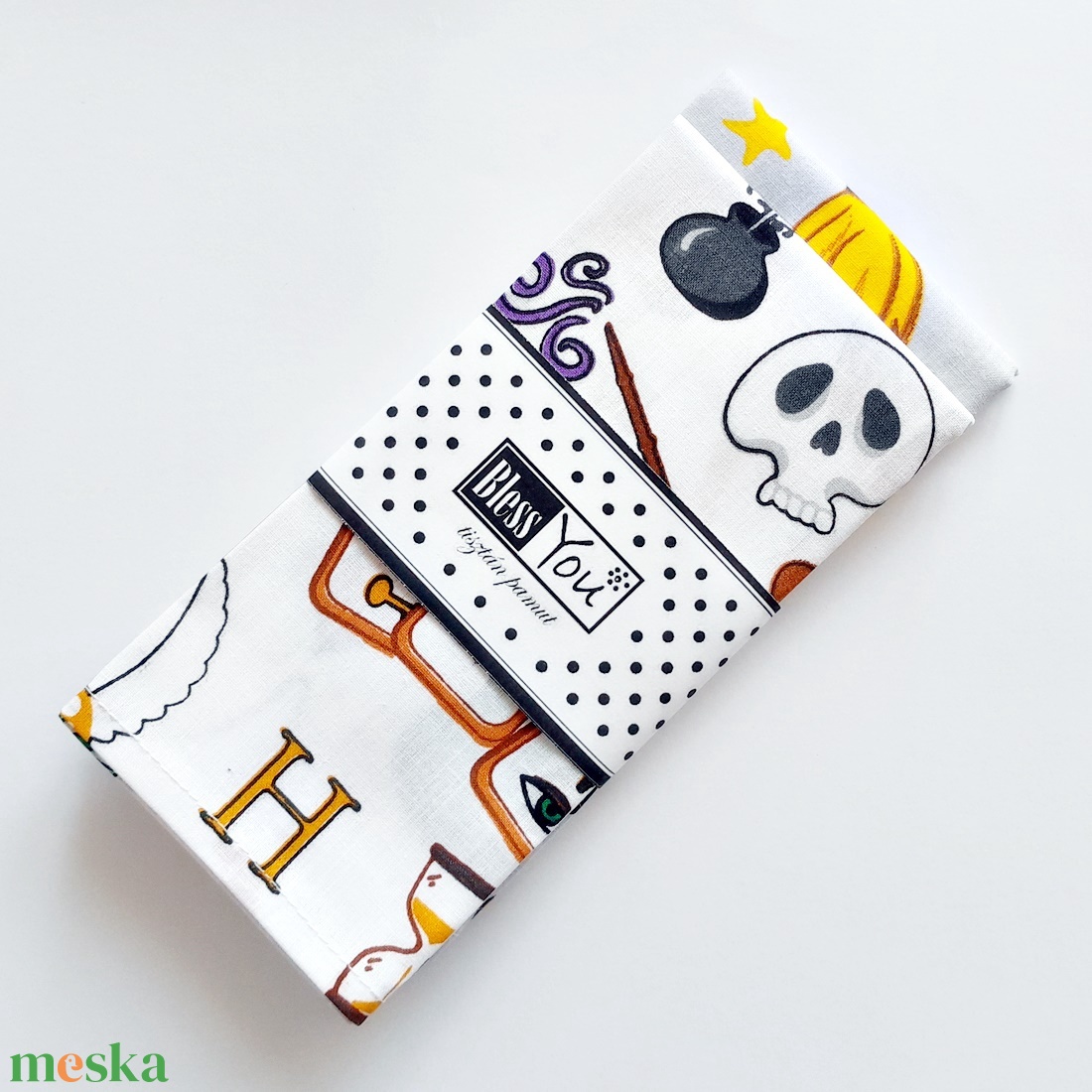 Harry Potter mintás textilszalvéta - Halloween parti kiegészítő - otthon & életmód - dekoráció - halloween - halloweeni dekoráció - Meska.hu
