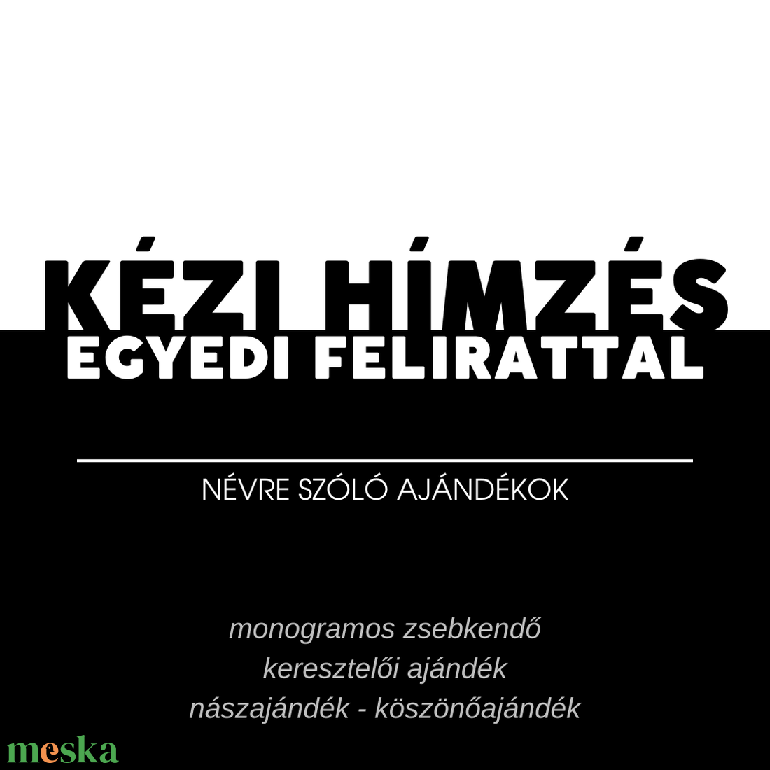 Adrienn részére - hímzett zsebkendő - művészet - grafika & illusztráció - egyéb rajzok - Meska.hu