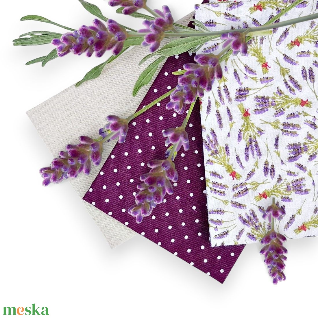 Mini levendulás zsebkendő, lila pöttyös - szépségápolás - textil zsebkendő - Meska.hu Mini levendulás zsebkendő, lila pöttyös - szépségápolás - textil zsebkendő - Meska.hu