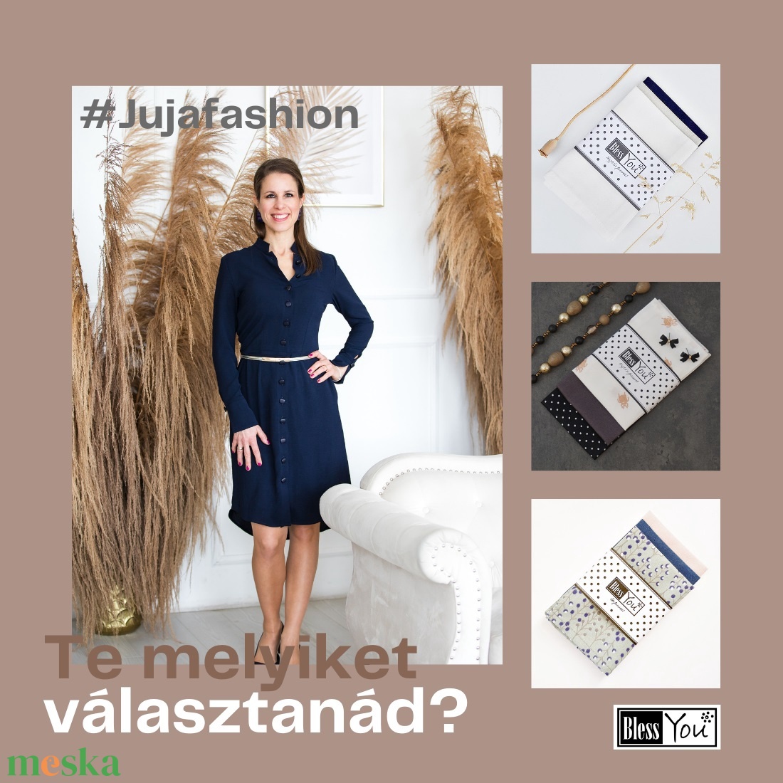 Női textilzsebkendő - arany bogaras, pamut - 20 cm kis méret, 3 db / szett - szépségápolás - textil zsebkendő - Meska.hu