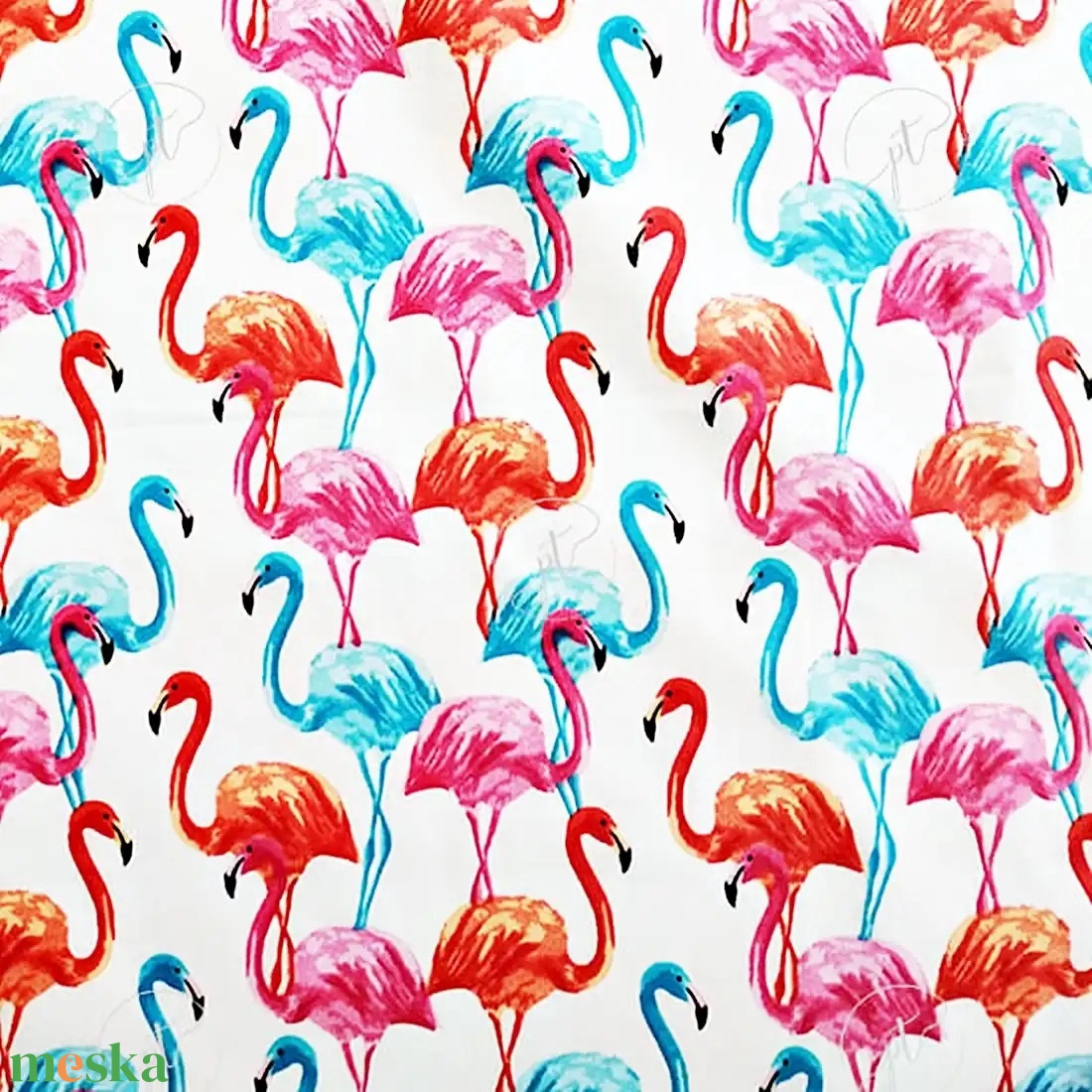 Flamingós újraszalvéta, türkiz és pink - fekete élelmiszerbarát PUL béléssel - táska & tok - uzsonna- & ebéd tartó - szendvics csomagoló - Meska.hu