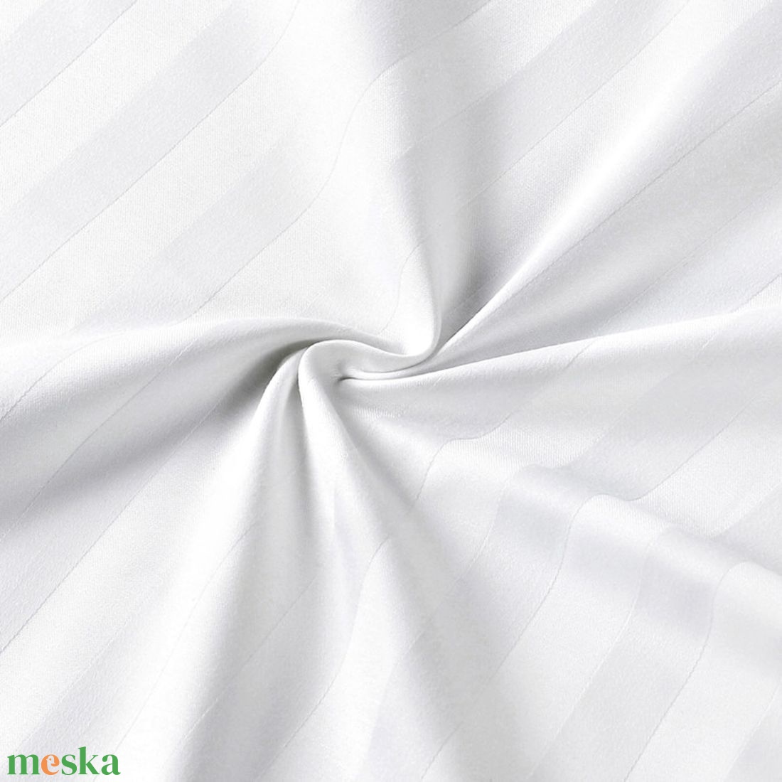 Fehér damaszt szalvéta csíkos szövéssel, 100% pamut - választható méret - otthon & életmód - konyhafelszerelés, tálalás - konyhai textil - szalvéta - Meska.hu