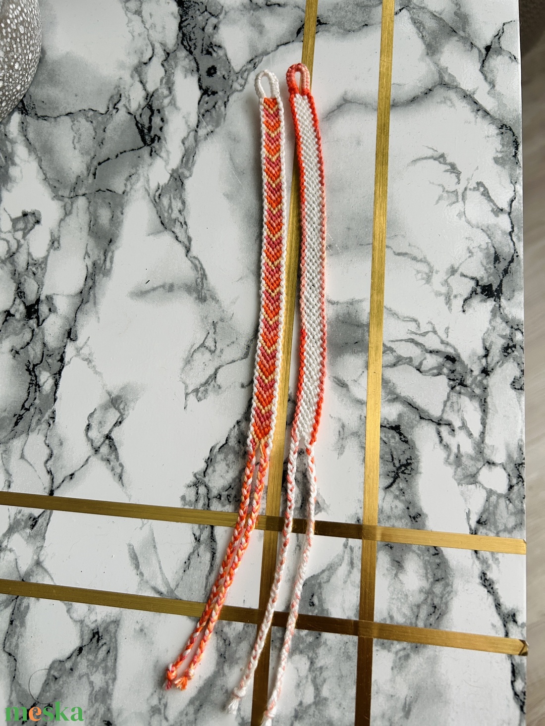 Kézműves csomózott karkötő - ékszer - karkötő - fonott karkötő - Meska.hu