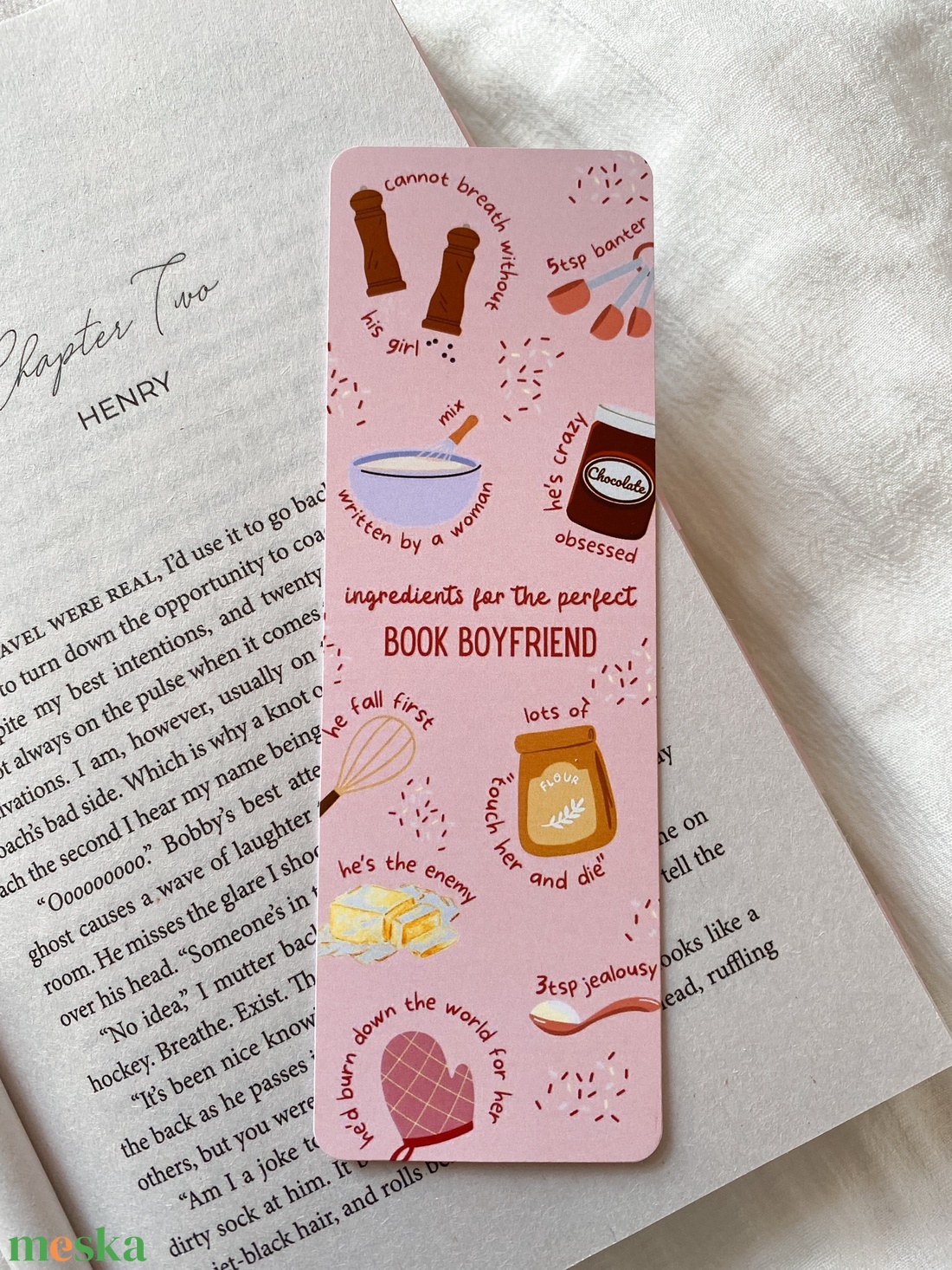 Ingredients for the perfect Book Boyfriend - könyvjelző - könyv & zene - könyvjelző - Meska.hu Ingredients for the perfect Book Boyfriend - könyvjelző - könyv & zene - könyvjelző - Meska.hu
