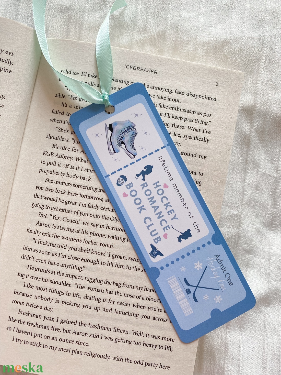 Hockey romance book club - könyvjelző - könyv & zene - könyvjelző - Meska.hu Hockey romance book club - könyvjelző - könyv & zene - könyvjelző - Meska.hu