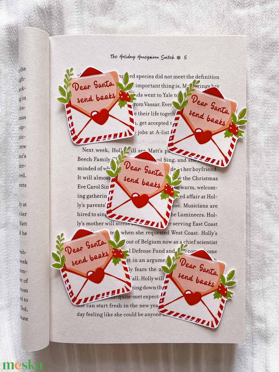 Dear Santa - matrica - otthon & életmód - papír, írószer - matrica, matrica csomag - Meska.hu