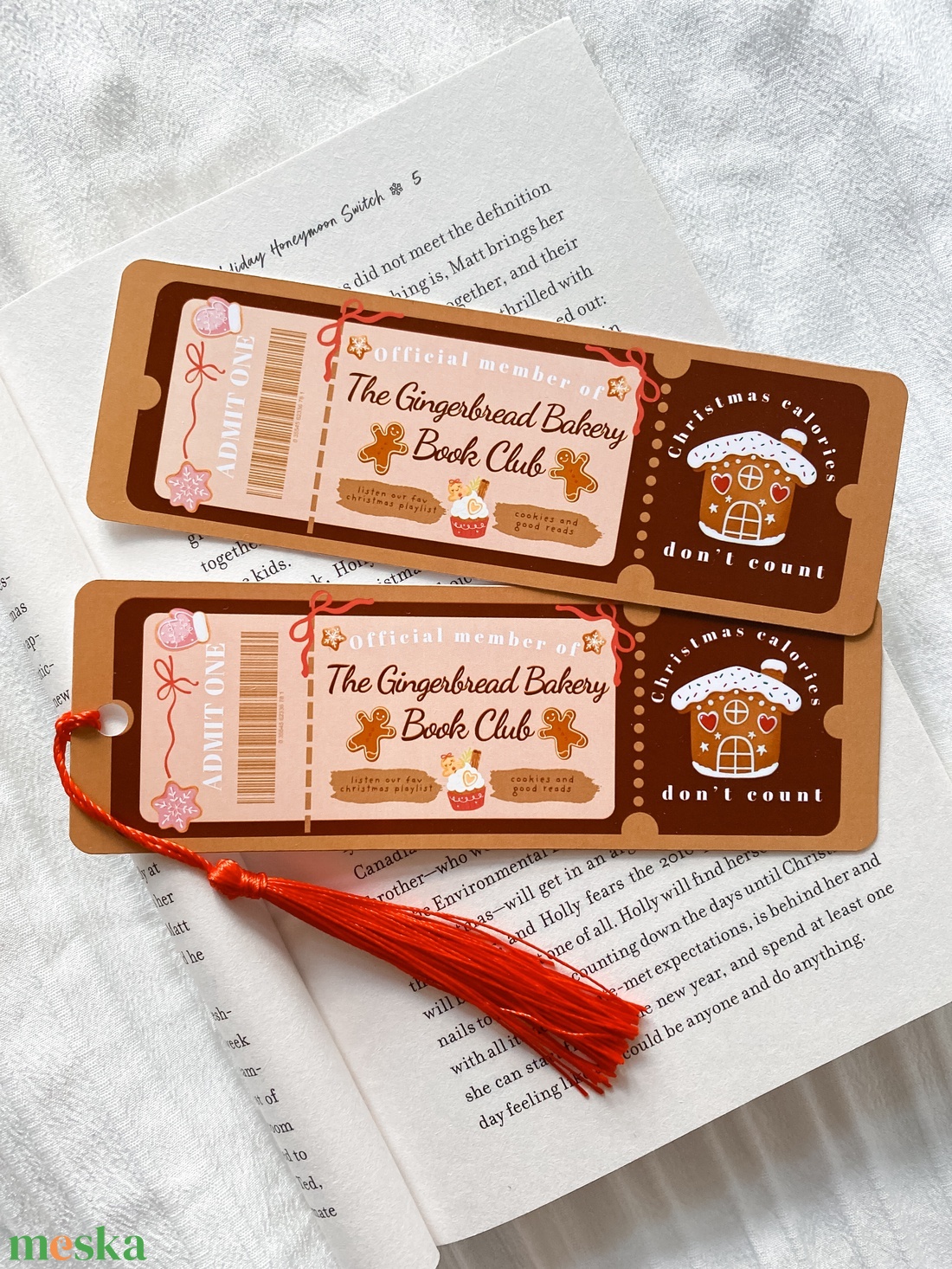 The Gingerbread Bakery - könyvjelző - könyv & zene - könyvjelző - Meska.hu