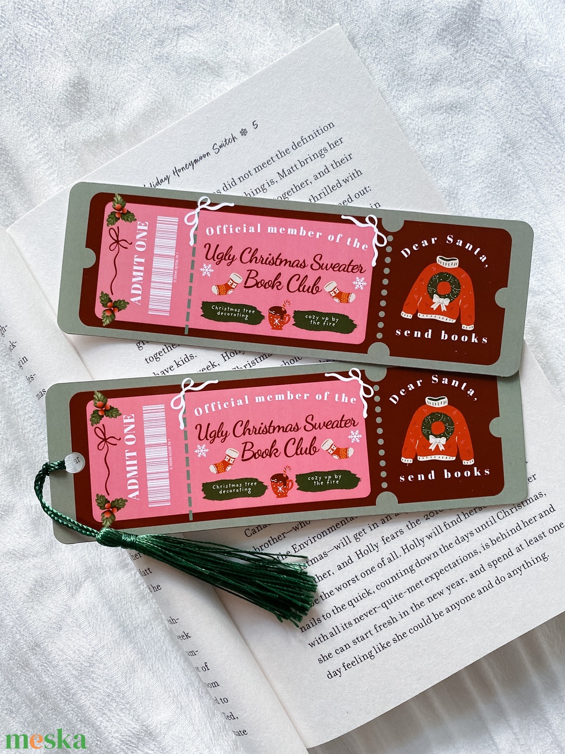 Ugly Christmas Sweater - könyvjelző - könyv & zene - könyvjelző - Meska.hu