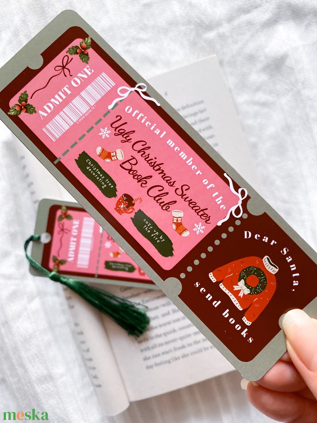 Ugly Christmas Sweater - könyvjelző - könyv & zene - könyvjelző - Meska.hu