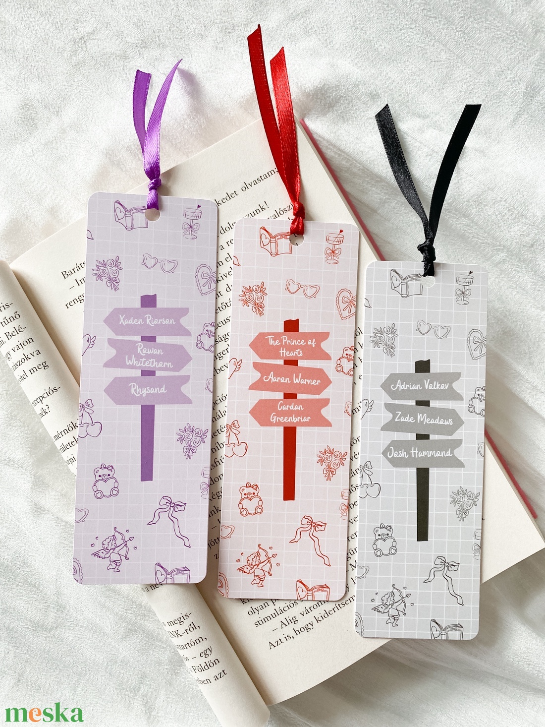 I can't choose just one - könyvjelző - könyv & zene - könyvjelző - Meska.hu