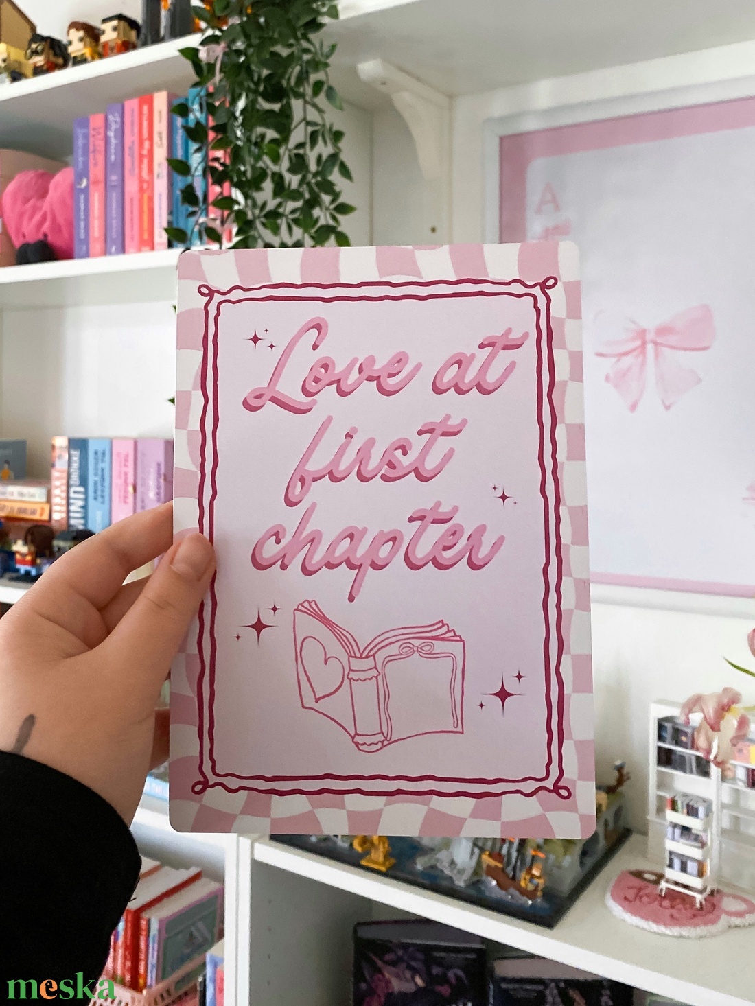 Love at first chapter - print - otthon & életmód - dekoráció - kép & falikép - poszter - Meska.hu