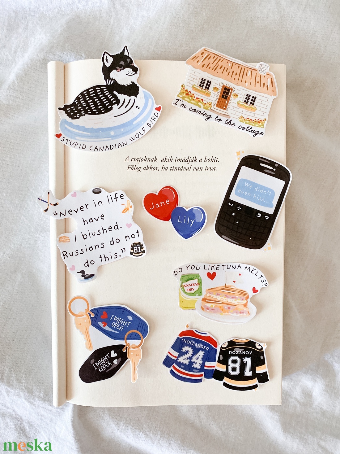 Heated Rivalry - matrica csomag - otthon & életmód - papír, írószer - matrica, matrica csomag - Meska.hu