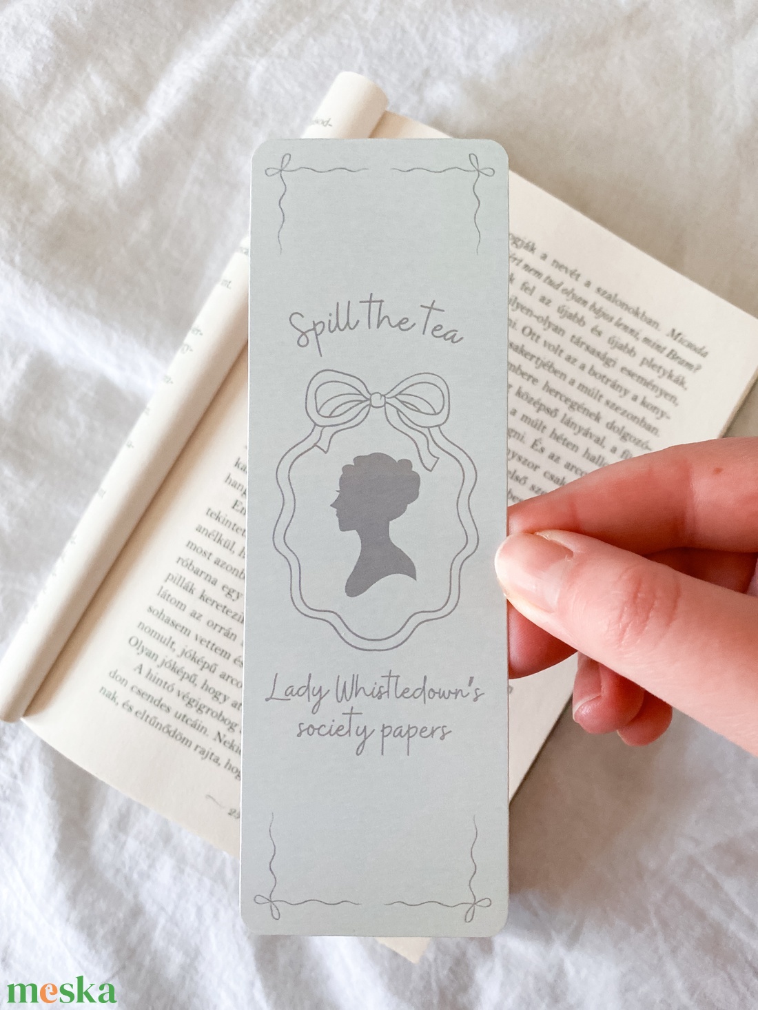 Spill the tea (Bridgerton) - könyvjelző - könyv & zene - könyvjelző - Meska.hu