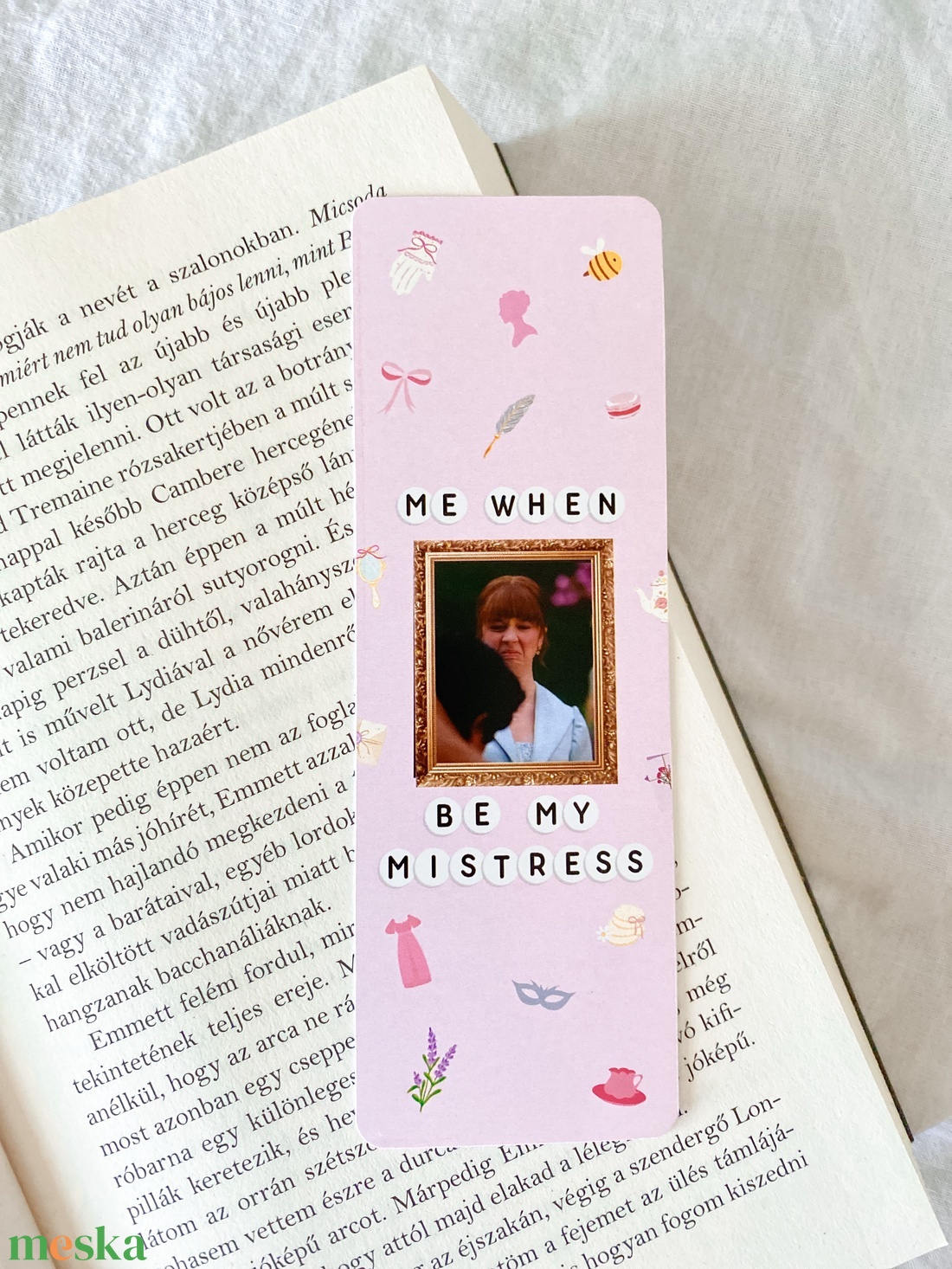 Be my mistress (Bridgerton) - könyvjelző - könyv & zene - könyvjelző - Meska.hu