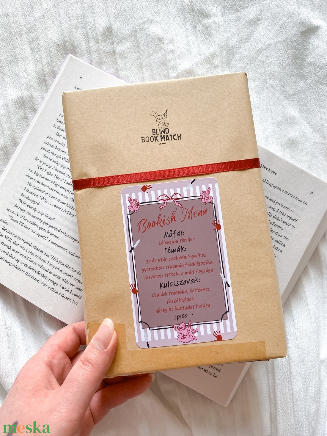 Blind date  with a book (thriller/krimi) - könyves zsákbamacska - könyv & zene - könyv - Meska.hu