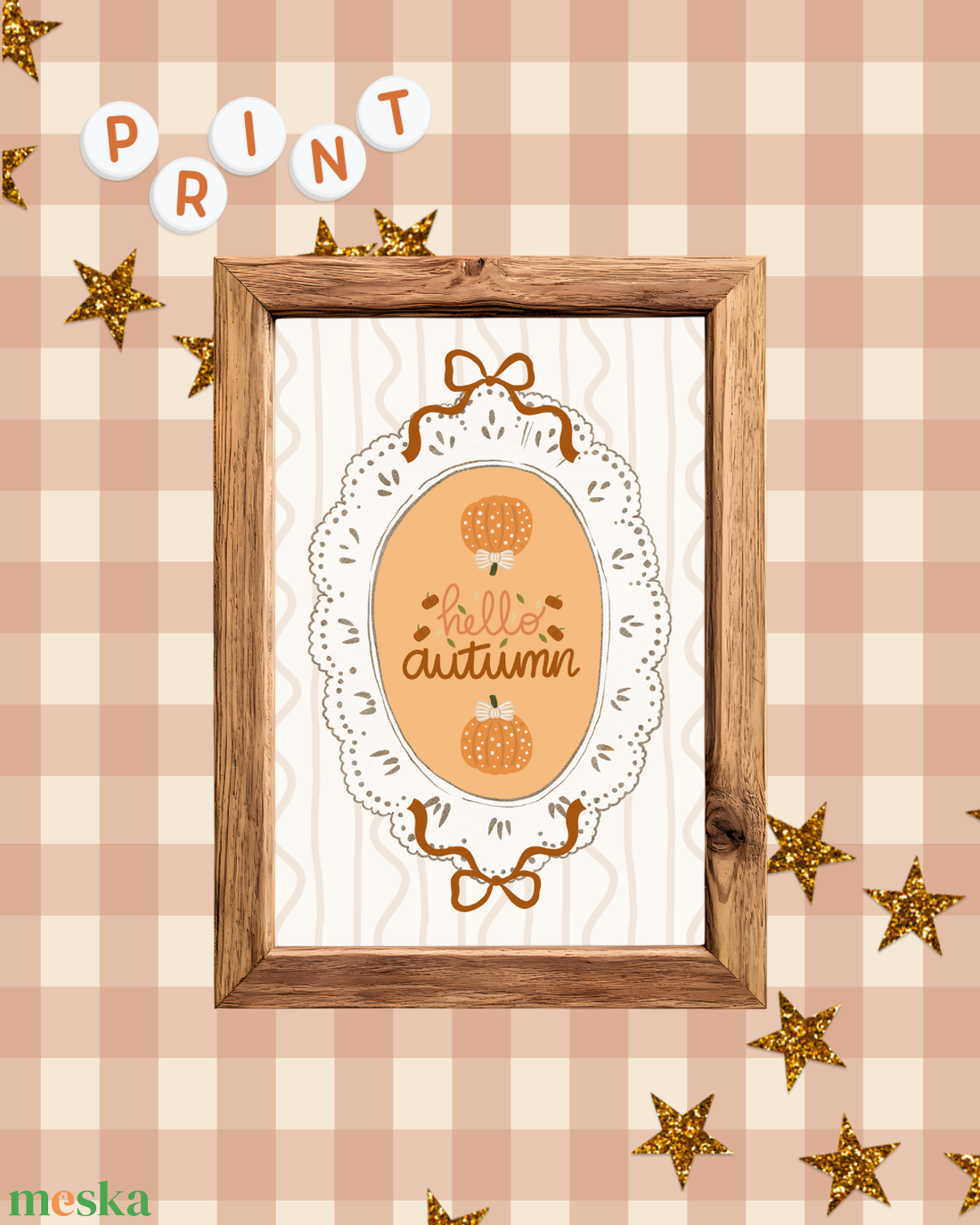 Hello autumn - print - otthon & életmód - dekoráció - kép & falikép - poszter - Meska.hu