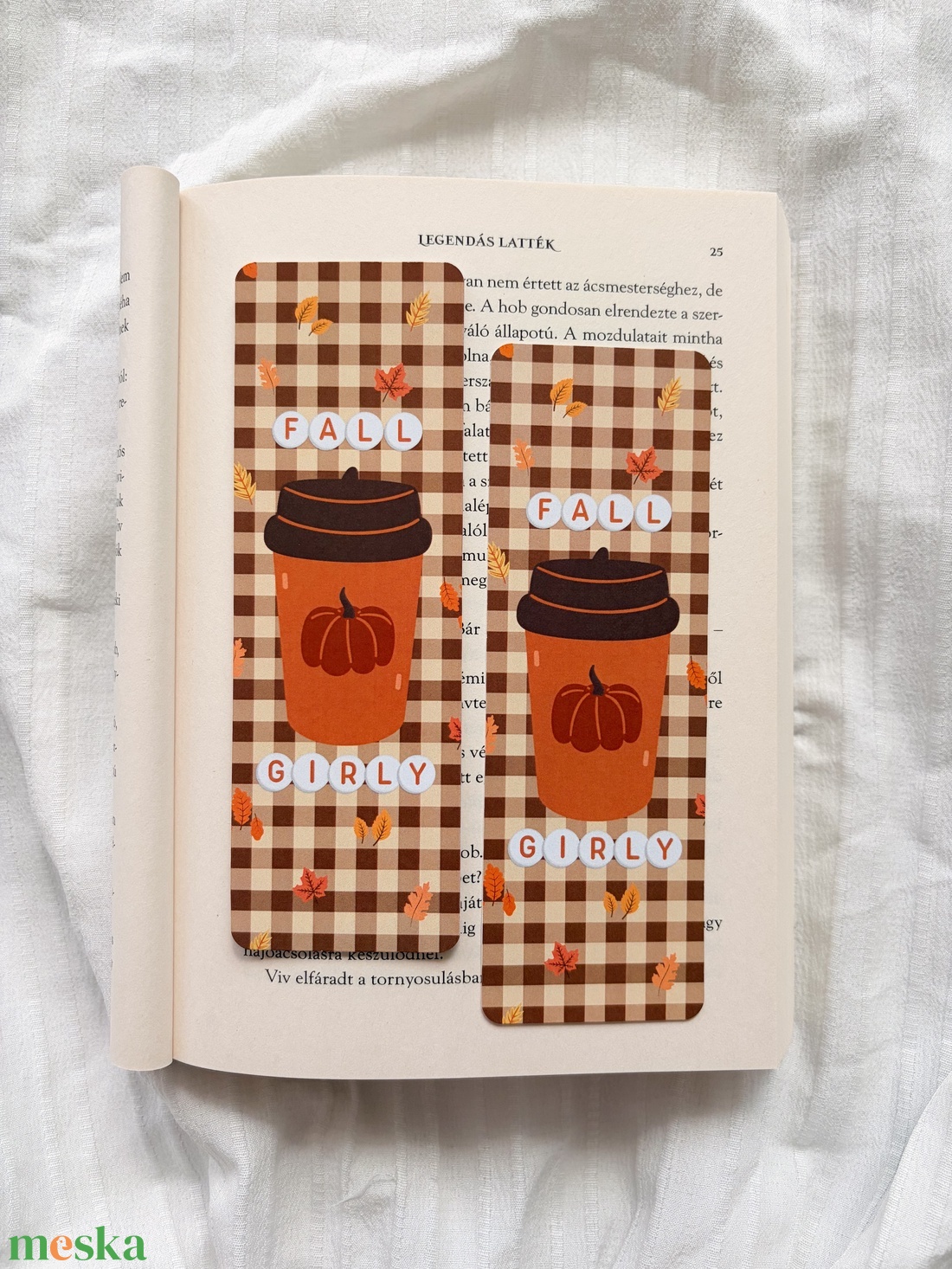 Fall Girly - könyvjelző - könyv & zene - könyvjelző - Meska.hu