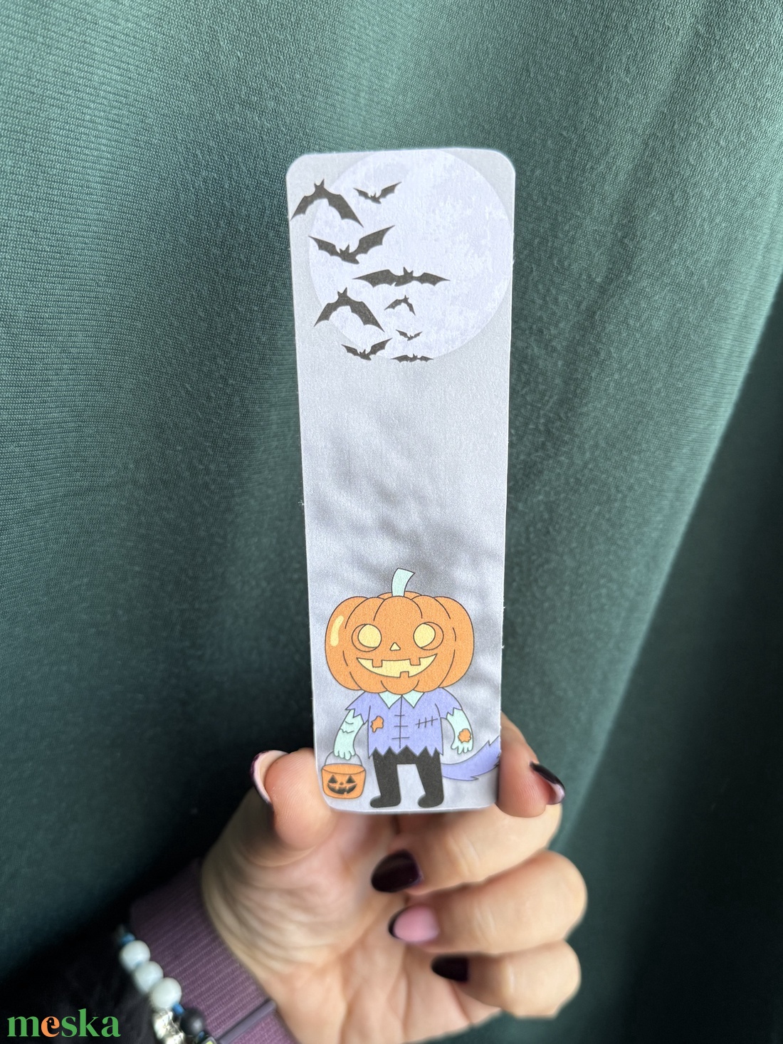 Könyvjelző - halloween - könyv & zene - könyvjelző - Meska.hu