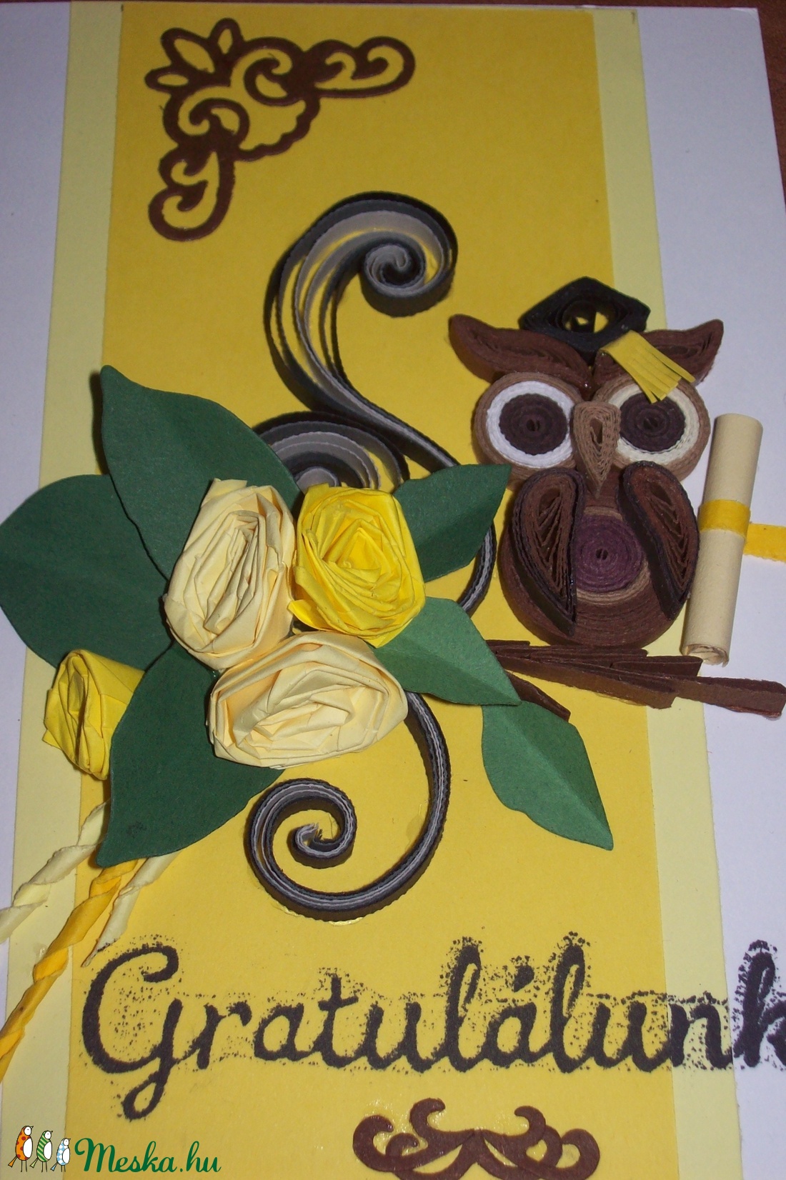 Pénzajándék átadó képeslap jogi diplomaosztóra 10x15 cm -  - Meska.hu