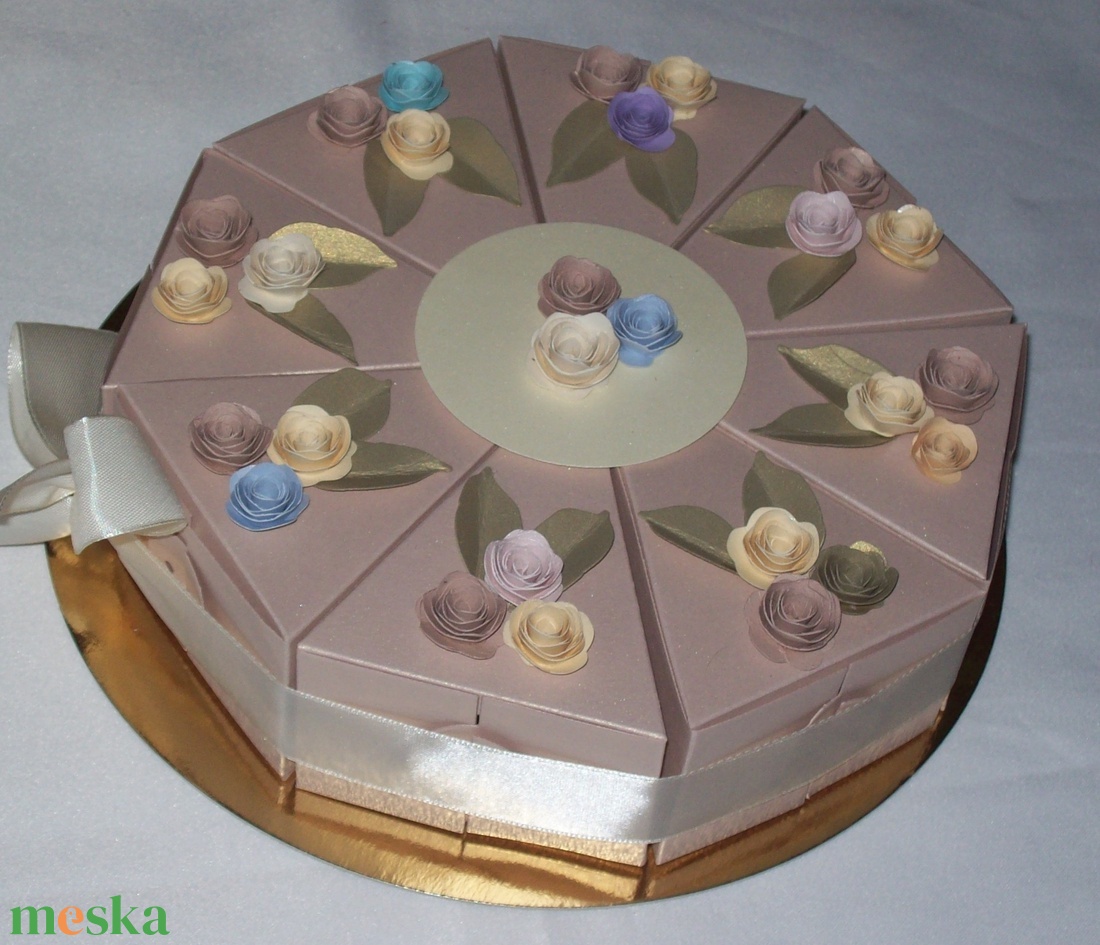 Pénzajándék átadó torta - púder, bohém díszekkel - otthon & életmód - papír, írószer - ajándékozás kellékei - papírtorta - Meska.hu Pénzajándék átadó torta - púder, bohém díszekkel - otthon & életmód - papír, írószer - ajándékozás kellékei - papírtorta - Meska.hu