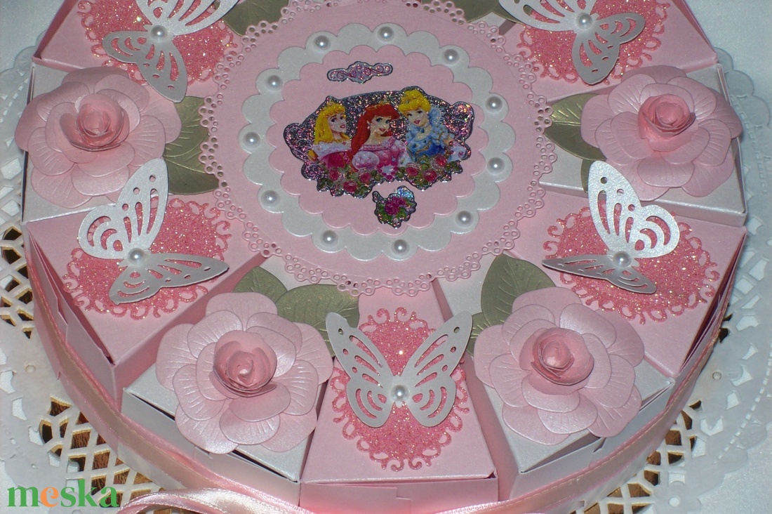 Ovis kínáló torta- rózsaszín-barack-pink, Disney hercegnős - otthon & életmód - papír, írószer - ajándékozás kellékei - papírtorta - Meska.hu Ovis kínáló torta- rózsaszín-barack-pink, Disney hercegnős - otthon & életmód - papír, írószer - ajándékozás kellékei - papírtorta - Meska.hu