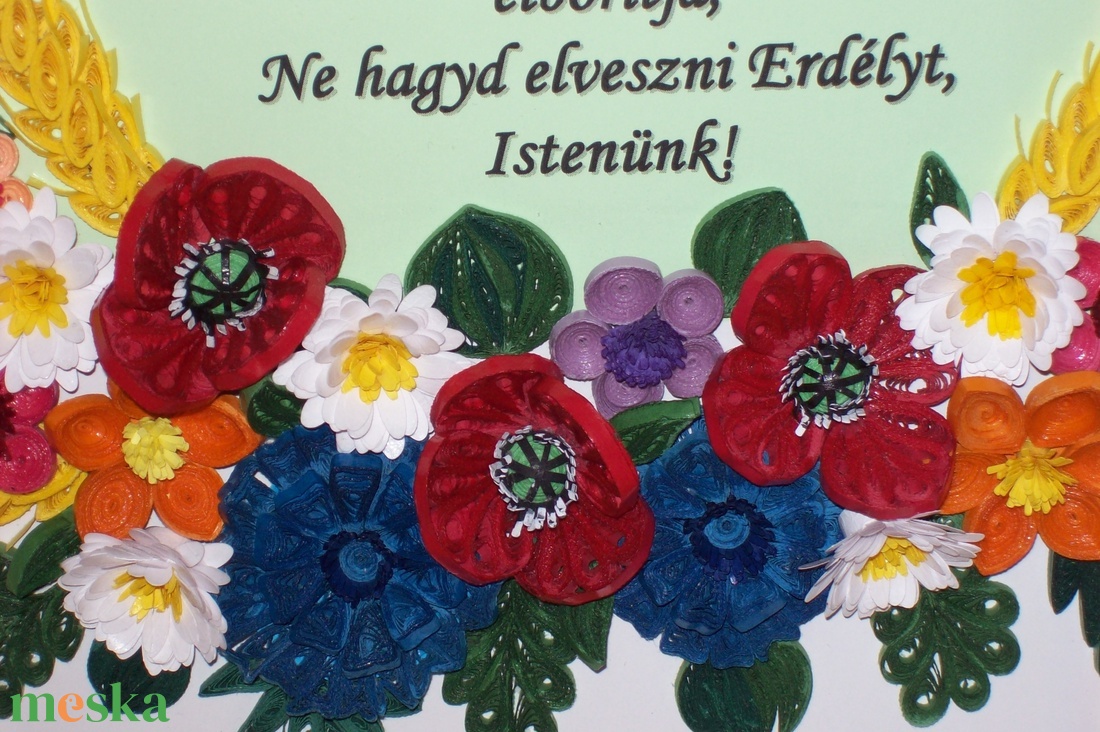Székely himnusz falikép quilling technikával - otthon & lakás - dekoráció - fali és függő dekoráció - falra akasztható dekor - Meska.hu Székely himnusz falikép quilling technikával - otthon & lakás - dekoráció - fali és függő dekoráció - falra akasztható dekor - Meska.hu