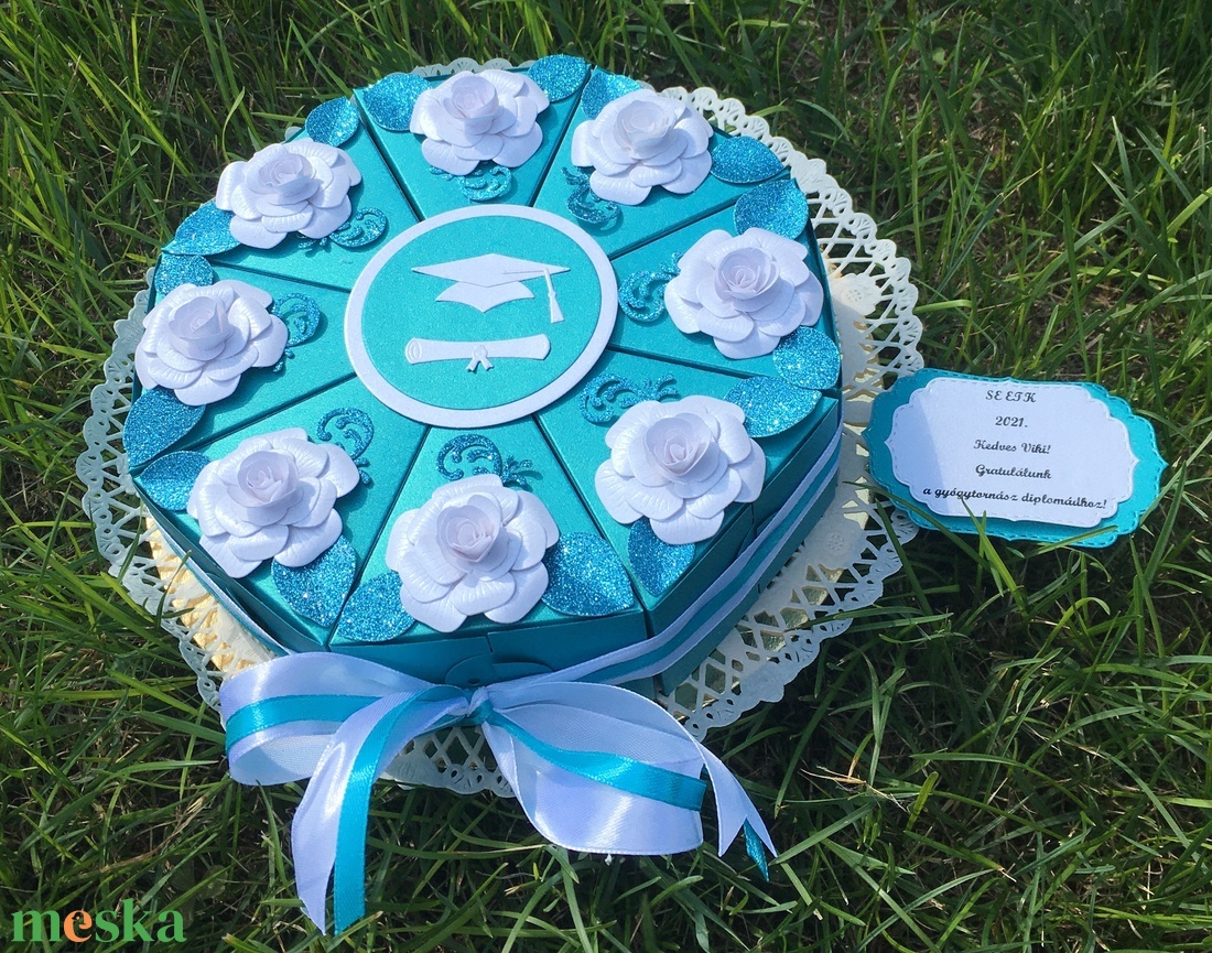Pénzajándék átadó torta diplomaosztóra - otthon & életmód - papír, írószer - ajándékozás kellékei - papírtorta - Meska.hu Pénzajándék átadó torta diplomaosztóra - otthon & életmód - papír, írószer - ajándékozás kellékei - papírtorta - Meska.hu