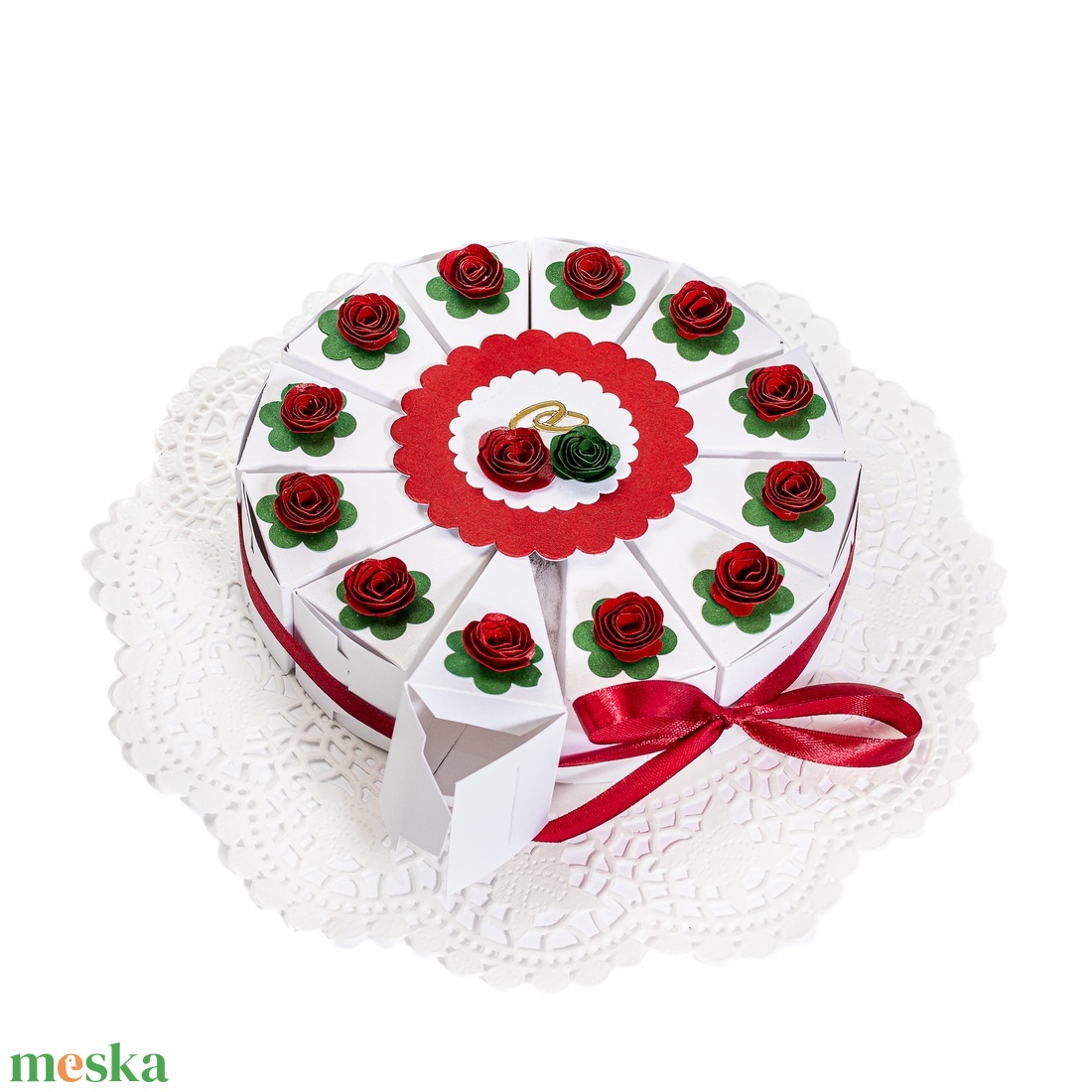 Pénzajándék átadó torta- nemzeti színekben - esküvő - emlék & ajándék - nászajándék - Meska.hu Pénzajándék átadó torta- nemzeti színekben - esküvő - emlék & ajándék - nászajándék - Meska.hu