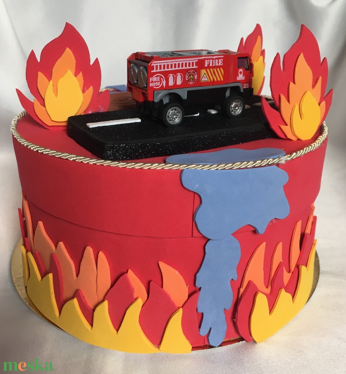 Óvodai kínáló torta szülinapra - levehető tűzoltó autó matchboxxal - játék & sport - babalátogató ajándékcsomag - Meska.hu Óvodai kínáló torta szülinapra - levehető tűzoltó autó matchboxxal - játék & sport - babalátogató ajándékcsomag - Meska.hu
