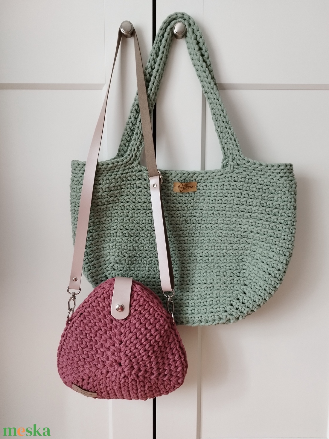 Lilac shopper - táska & tok - kézitáska & válltáska - válltáska - Meska.hu