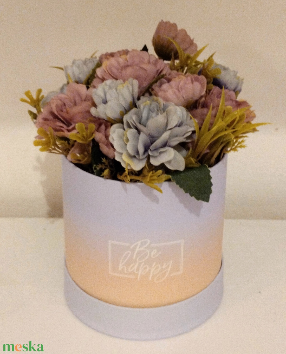 Színes Mosoly virágbox - otthon & életmód - dekoráció - Meska.hu