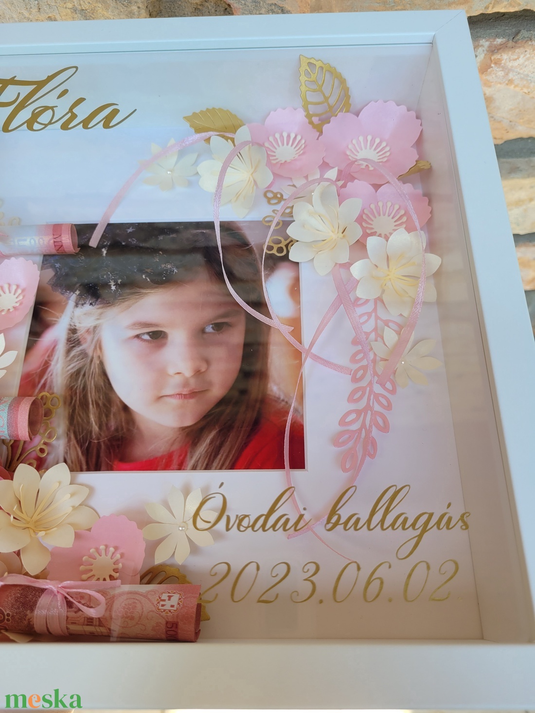 Pénzátadó keret - Ballagásra - otthon & életmód - papír, írószer - ajándékozás kellékei - pénzátadó képkeret - Meska.hu