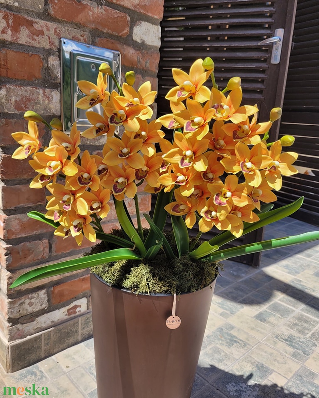 Állókaspós csónakorchidea virágdekoráció - otthon & életmód - dekoráció - virágdísz és tartó - virágállvány - Meska.hu Állókaspós csónakorchidea virágdekoráció - otthon & életmód - dekoráció - virágdísz és tartó - virágállvány - Meska.hu