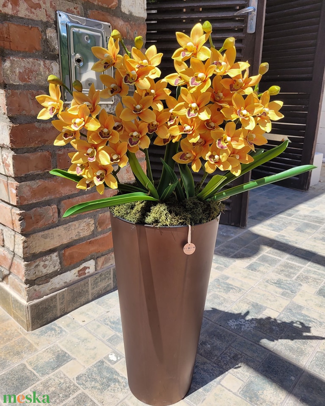 Állókaspós csónakorchidea virágdekoráció - otthon & életmód - dekoráció - virágdísz és tartó - virágállvány - Meska.hu Állókaspós csónakorchidea virágdekoráció - otthon & életmód - dekoráció - virágdísz és tartó - virágállvány - Meska.hu