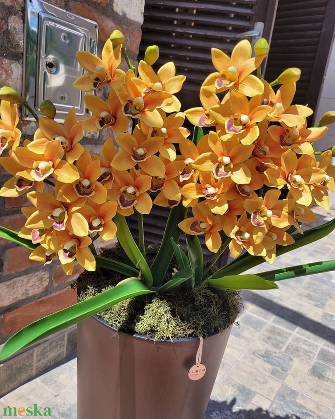 Állókaspós csónakorchidea virágdekoráció - otthon & életmód - dekoráció - virágdísz és tartó - virágállvány - Meska.hu Állókaspós csónakorchidea virágdekoráció - otthon & életmód - dekoráció - virágdísz és tartó - virágállvány - Meska.hu