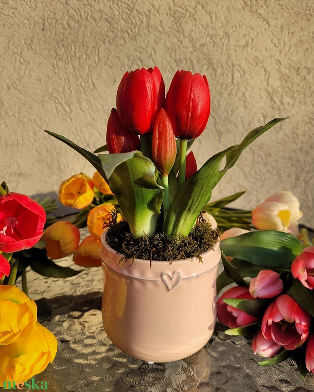 Tulipándekoráció - otthon & életmód - dekoráció - virágdísz és tartó - virágállvány - Meska.hu Tulipándekoráció - otthon & életmód - dekoráció - virágdísz és tartó - virágállvány - Meska.hu