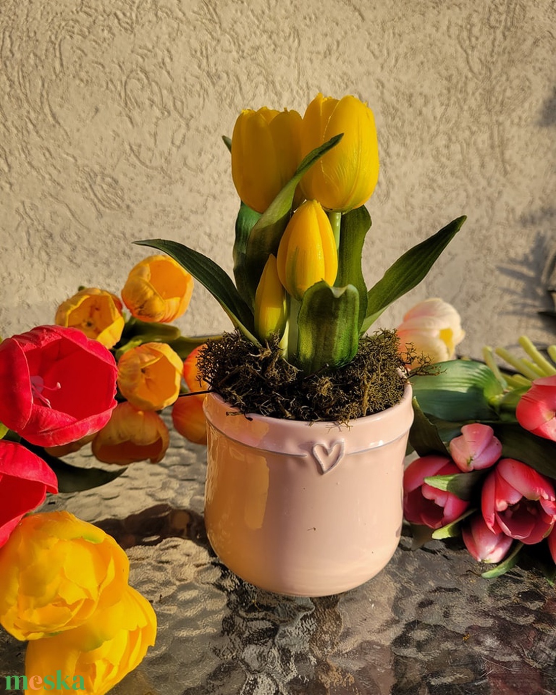 Tulipándekoráció - otthon & életmód - dekoráció - virágdísz és tartó - virágállvány - Meska.hu Tulipándekoráció - otthon & életmód - dekoráció - virágdísz és tartó - virágállvány - Meska.hu