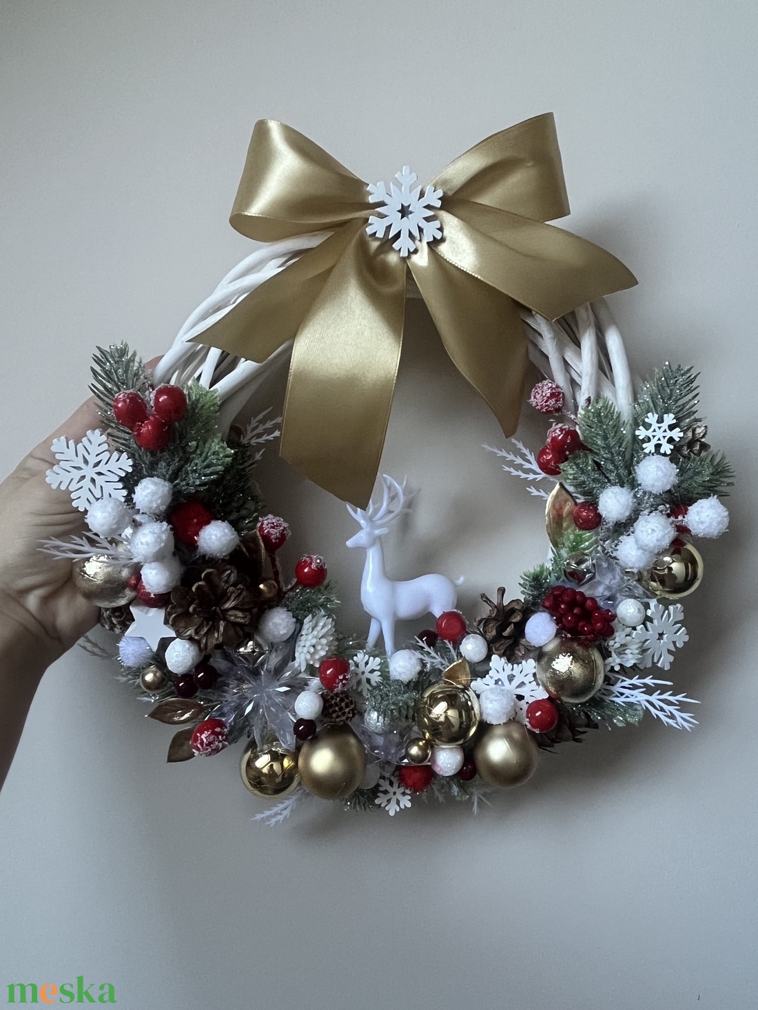 Téli csoda  - karácsony - adventi díszek - adventi ajtódísz - Meska.hu Téli csoda  - karácsony - adventi díszek - adventi ajtódísz - Meska.hu