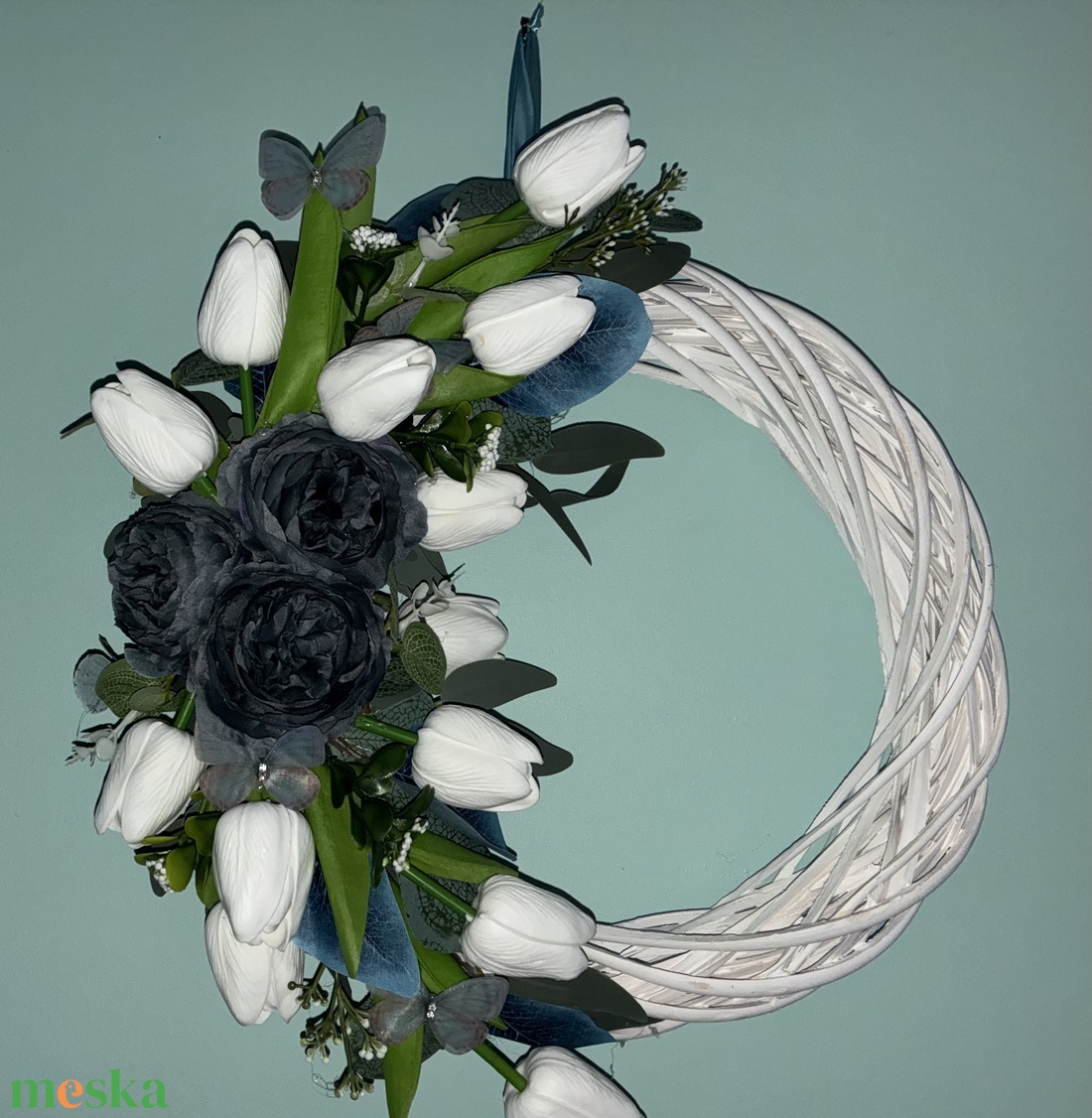 Tavaszi ajtódísz - otthon & életmód - dekoráció - ajtó- és ablak dekoráció - ablakdísz - Meska.hu