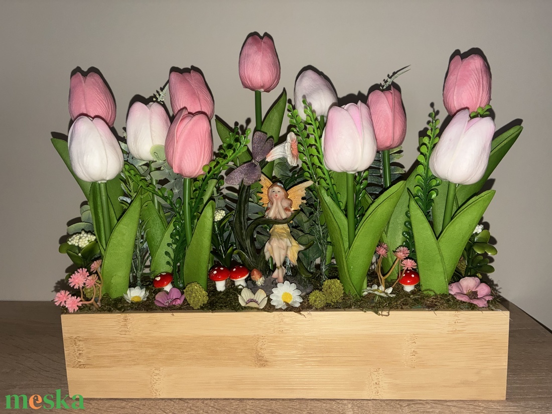 Tavaszi asztaldísz - otthon & életmód - dekoráció - asztal és polc dekoráció - asztaldísz - Meska.hu