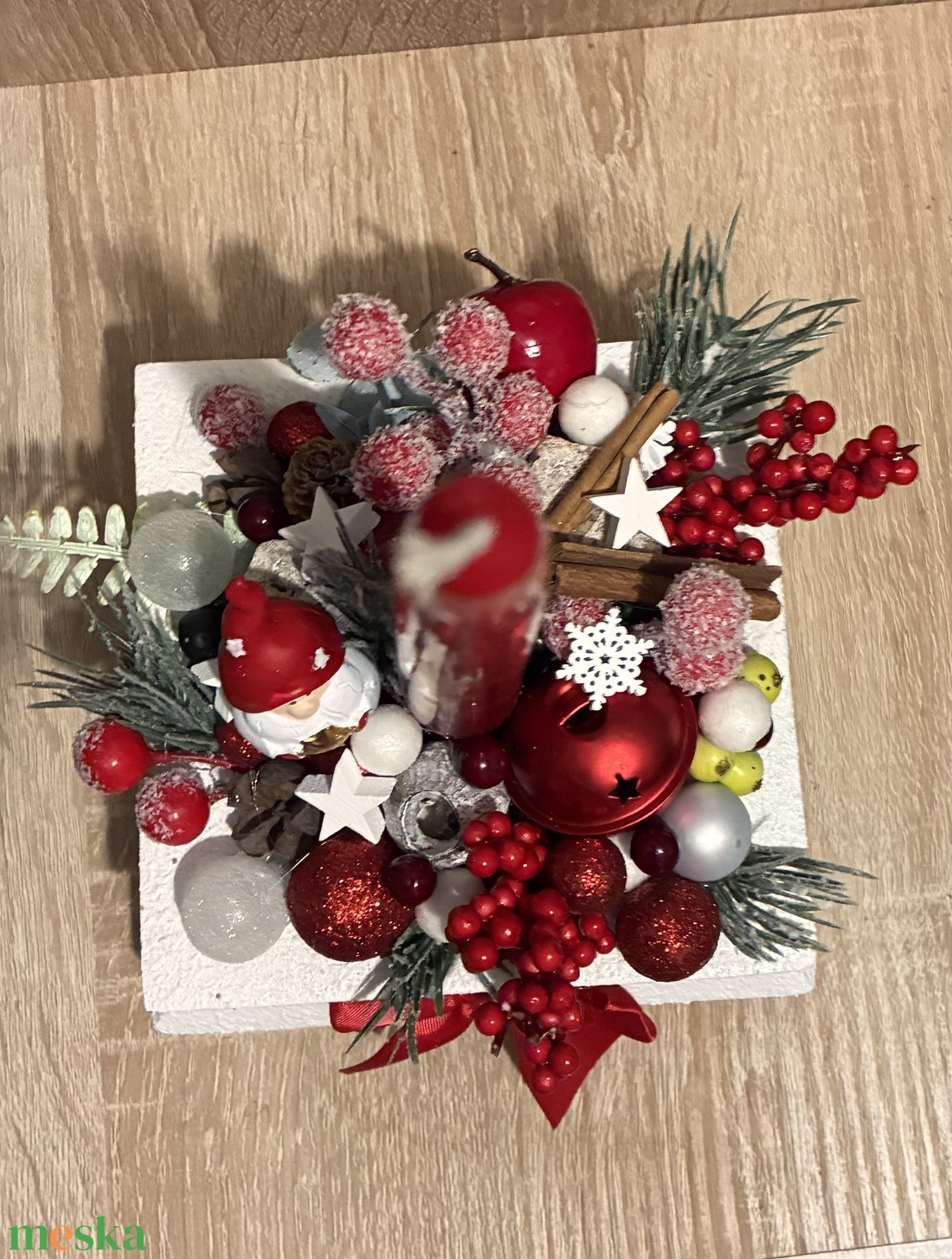 Adventi asztaldísz - otthon & életmód - dekoráció - asztal és polc dekoráció - asztaldísz - Meska.hu