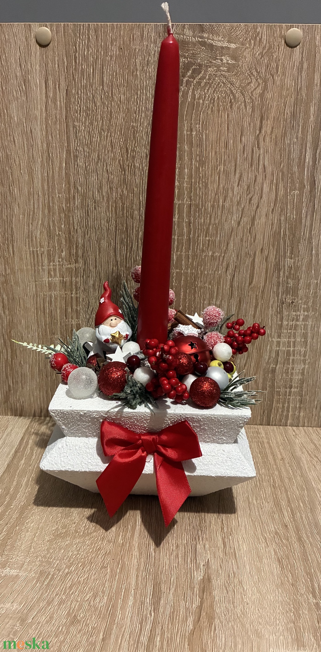 Adventi asztaldísz - otthon & életmód - dekoráció - asztal és polc dekoráció - asztaldísz - Meska.hu