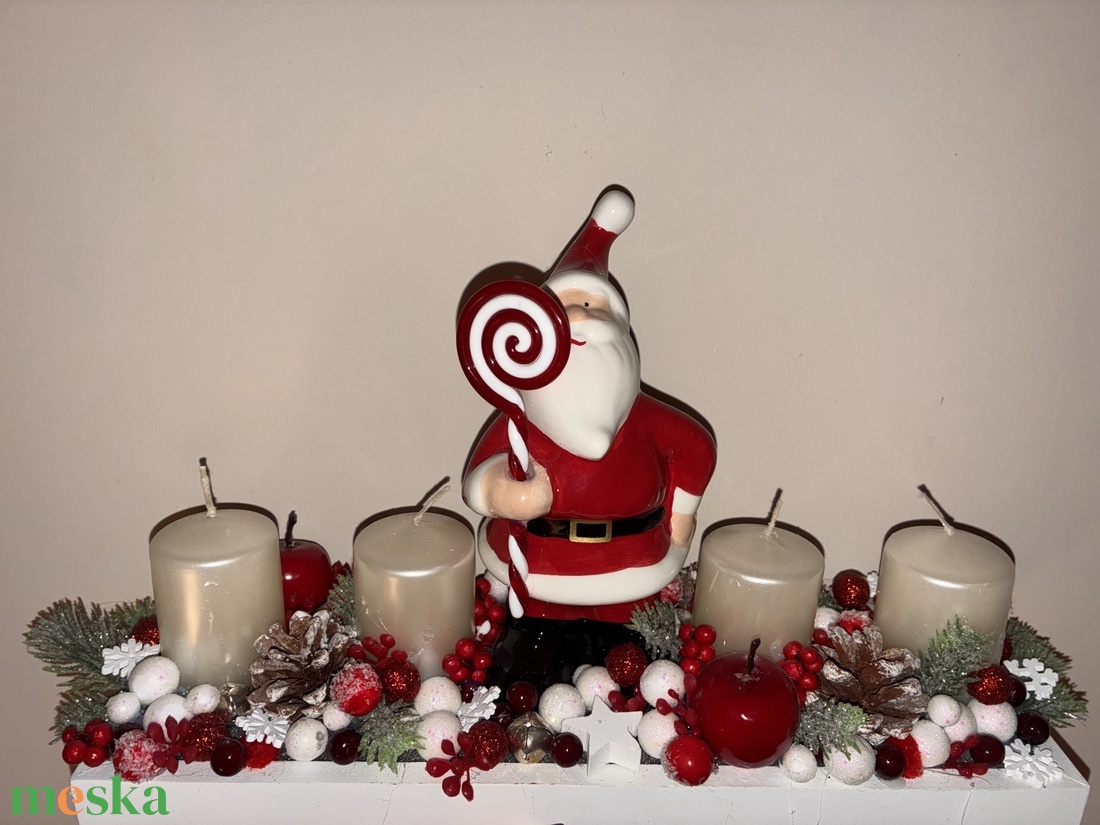 Adventi asztaldísz - otthon & életmód - dekoráció - ajtó- és ablak dekoráció - ablakdísz - Meska.hu