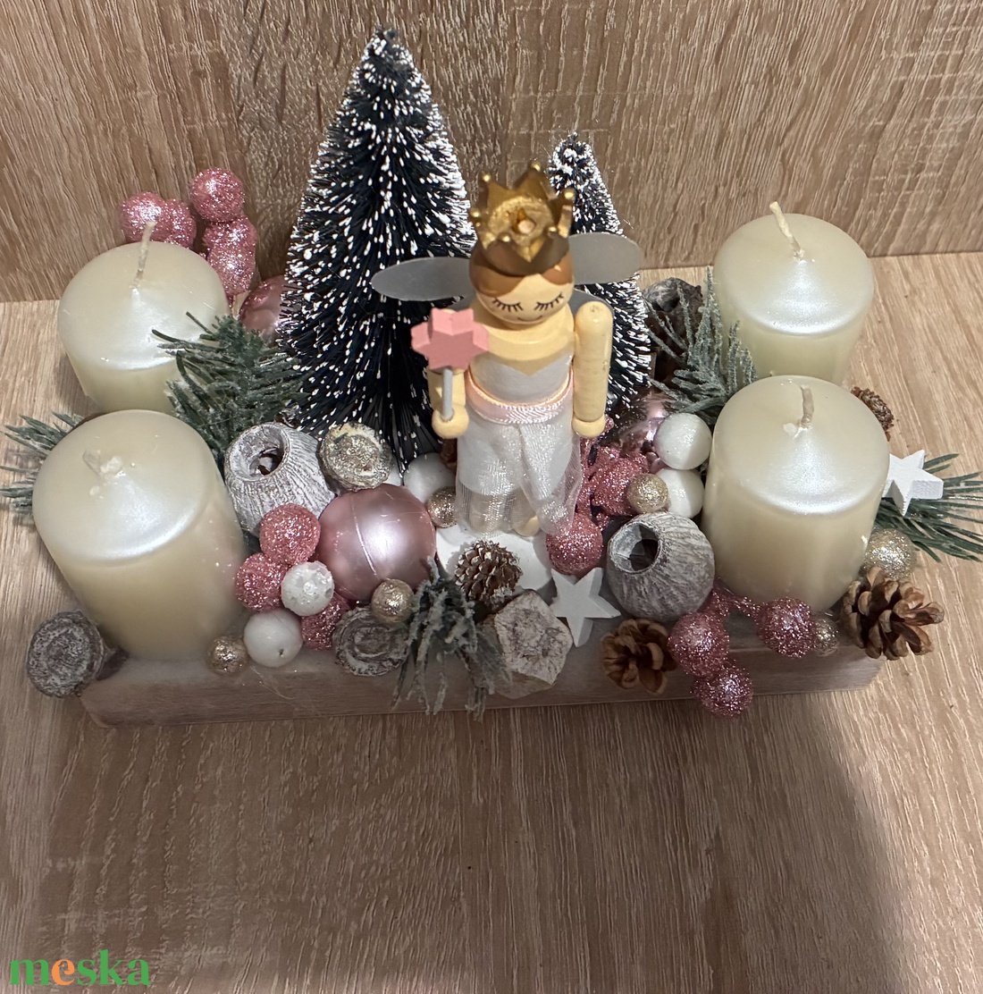 Adventi asztaldísz - otthon & életmód - dekoráció - ajtó- és ablak dekoráció - ablakdísz - Meska.hu