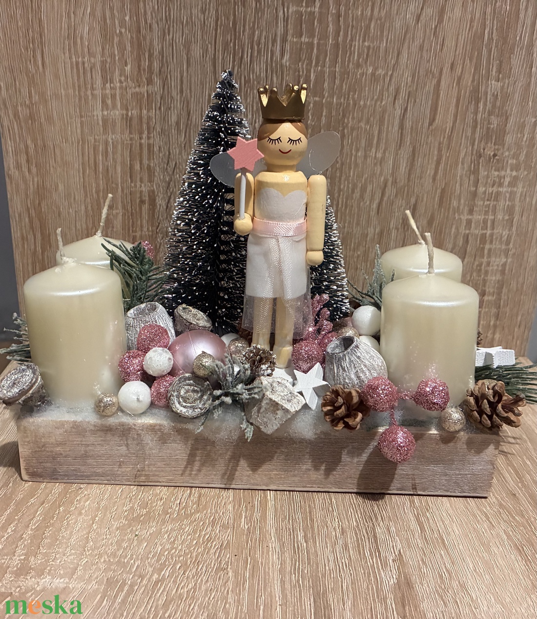 Adventi asztaldísz - otthon & életmód - dekoráció - ajtó- és ablak dekoráció - ablakdísz - Meska.hu