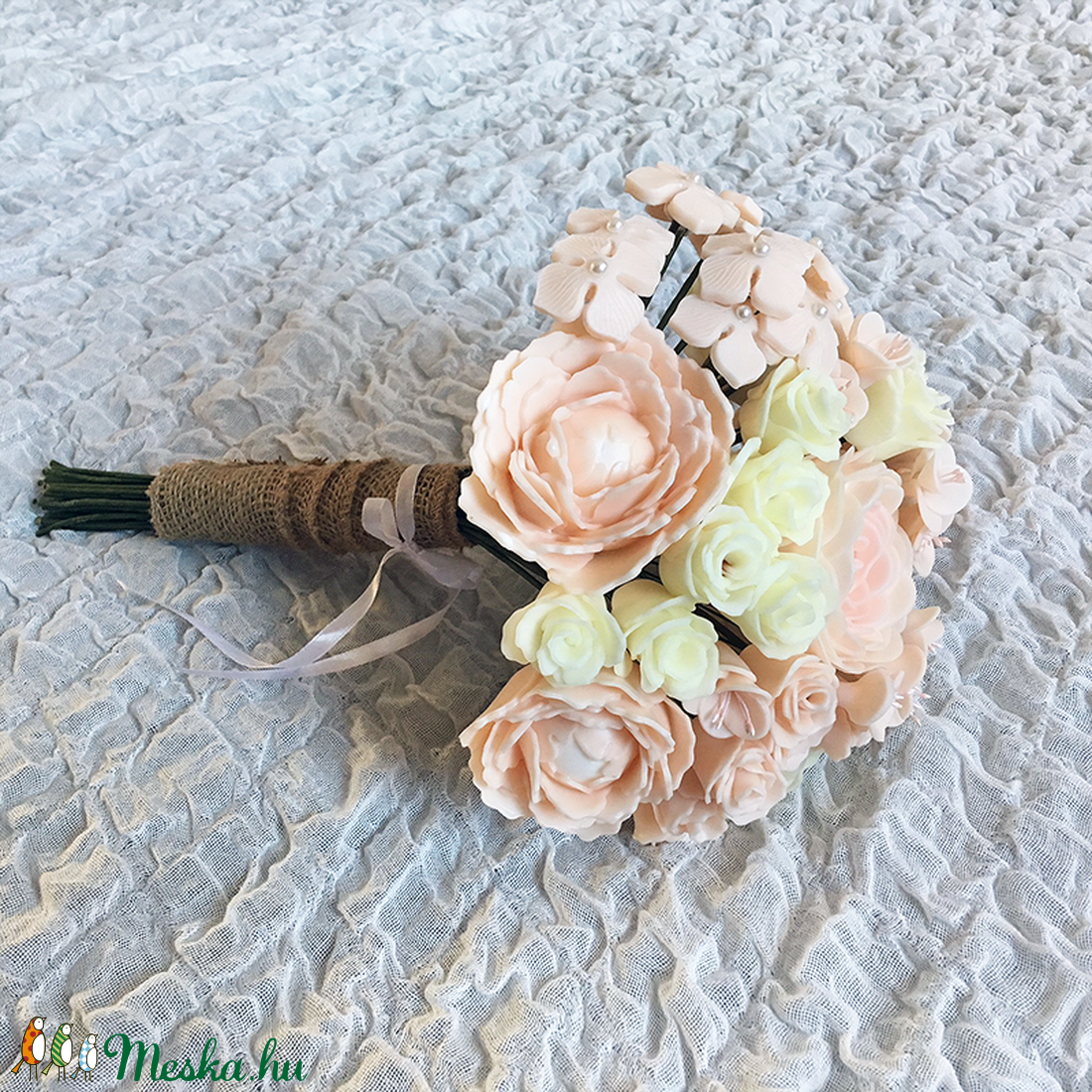 Örökcsokor hideg porcelánból -  - Meska.hu