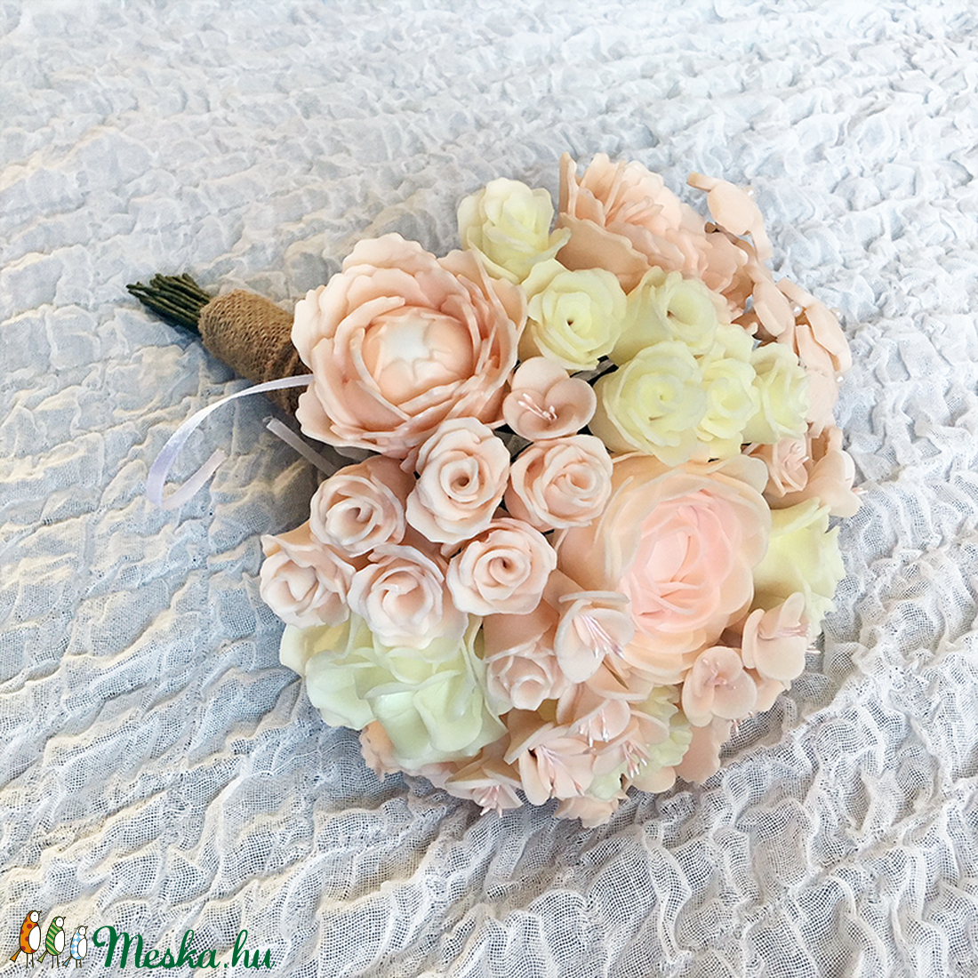 Örökcsokor hideg porcelánból -  - Meska.hu