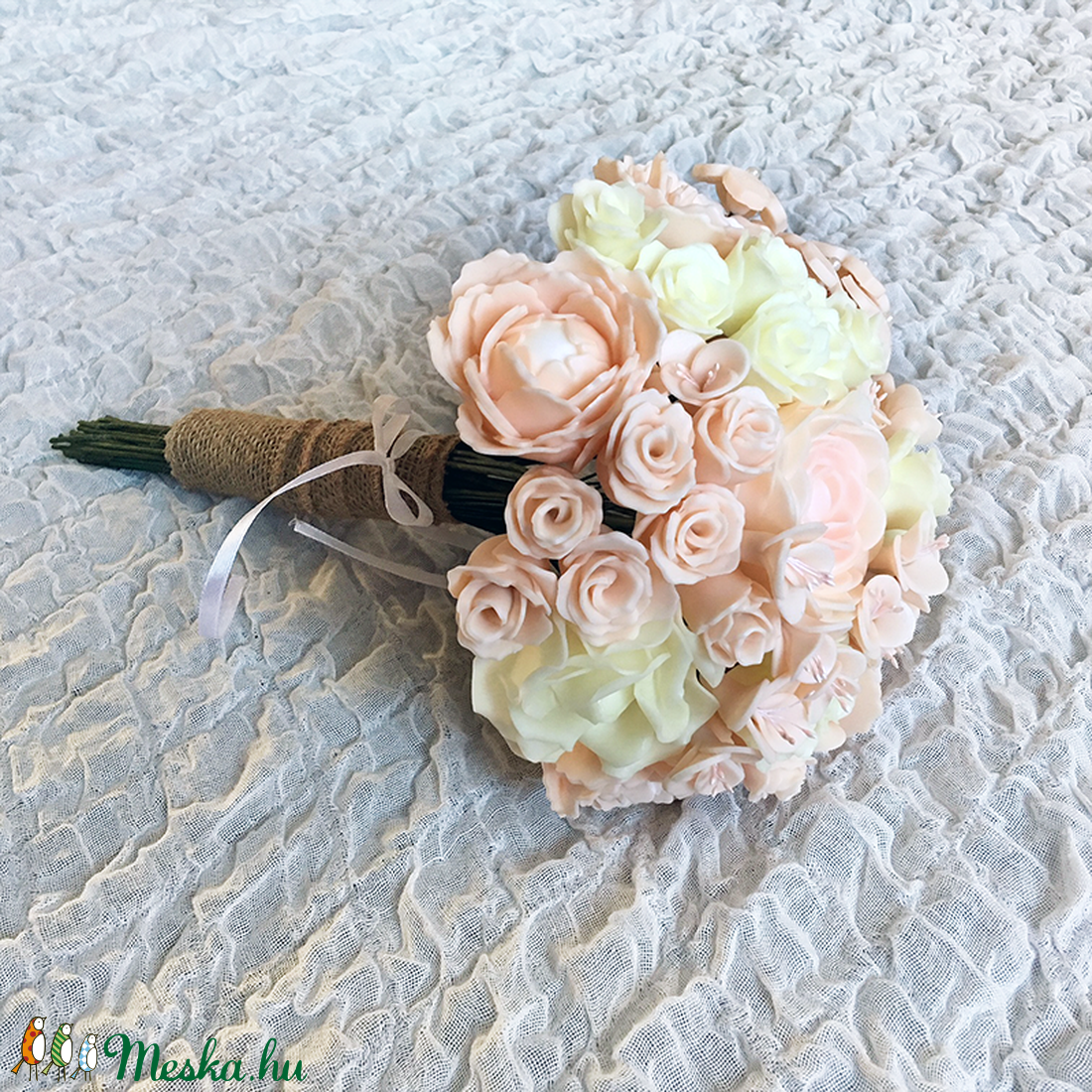 Örökcsokor hideg porcelánból -  - Meska.hu