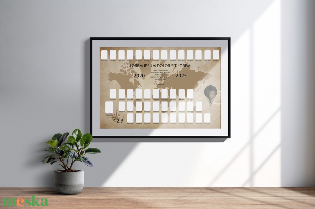 Térkép hátteres ballagási tabló sablon 70x100cm (.psd/.psb fájl, CMYK, 300dpi, 0,5cm kifutó) - művészet - grafika & illusztráció - digitális - Meska.hu