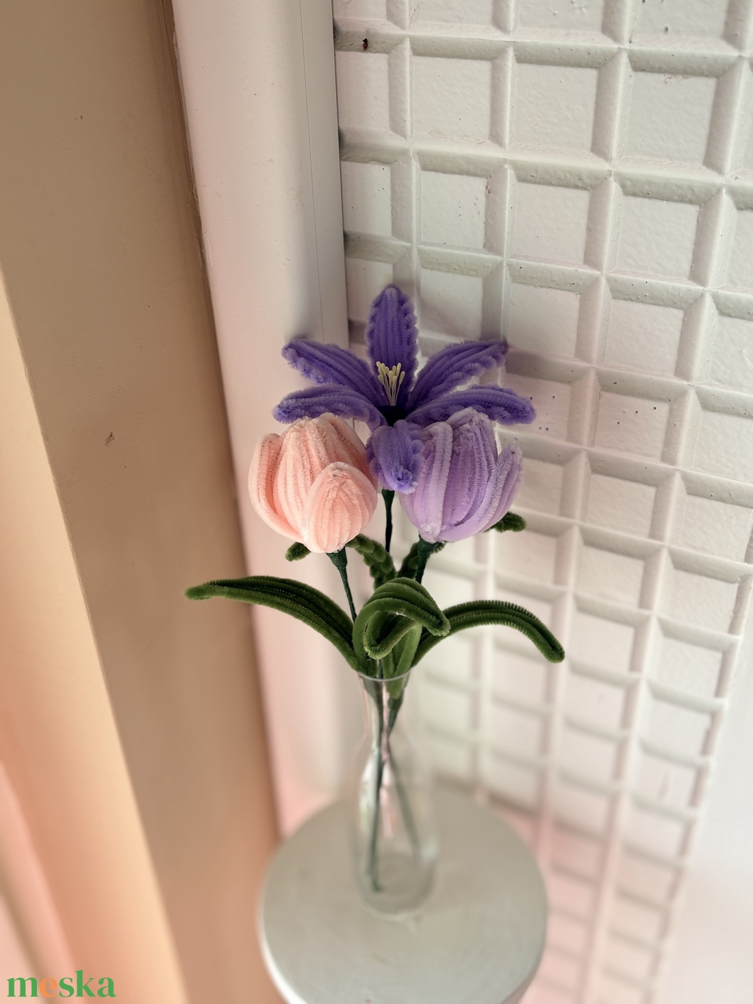 Zsenília virágok - otthon & életmód - virágdekoráció - virágdíszek - asztali virágdísz - Meska.hu